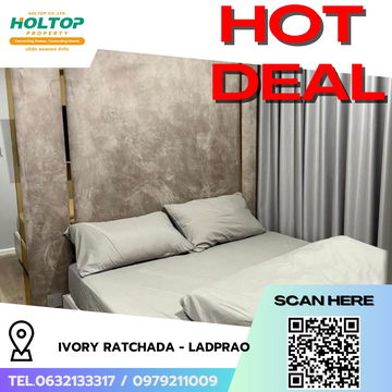 #R6353 🎉 150968 Condo for rent  IVORY Ratchada - Ladprao 
