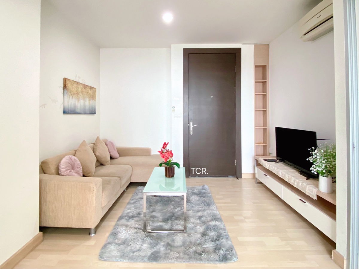 รูป ห้องสวย✨ให้เช่า " 𝐑𝐡𝐲𝐭𝐡𝐦 𝐑𝐚𝐭𝐜𝐡𝐚𝐝𝐚 " 1 ห้องนอน 46 ตร.ม. ติด MRT-รัชดาภิเษก [251217] - รูปที่ 3/17