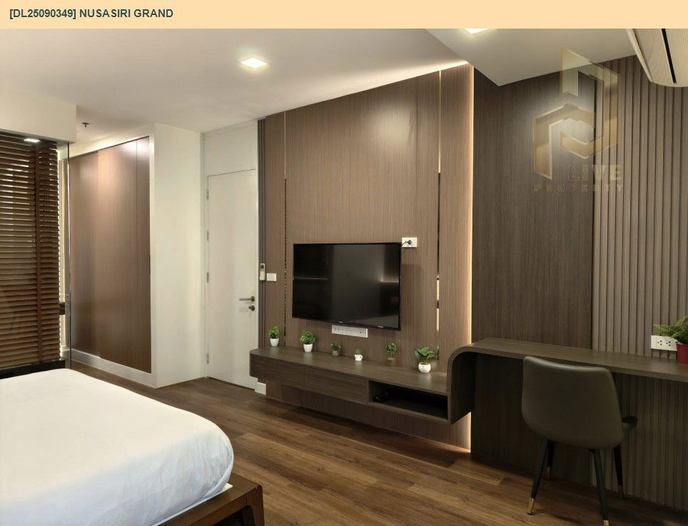 picture DL25090349 Condo for rent, Nusasiri Grand near BTS Ekkamai, ready to move in, call urgently 0800343450 LineID @655ebbvc - 4/12