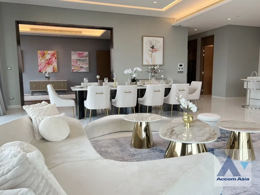 รูป 🔼🔽 AccomA 📩 Fully Furnished 4 BR Condominium @The Residences at Sindhorn Kempinski Hotel Bangkok (AA31313) - รูปที่ 2/14