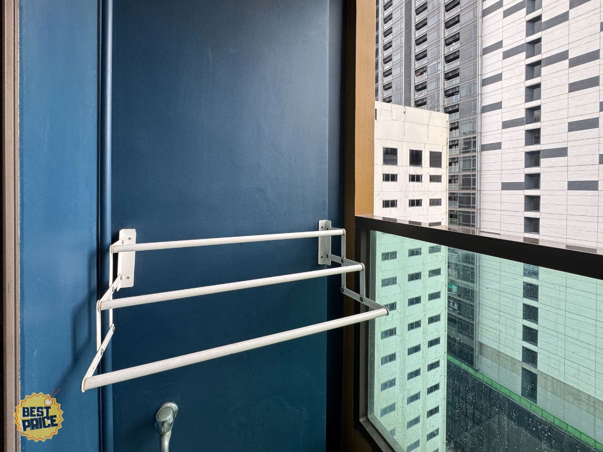 รูป BESTPRICE ให้เช่า Lumpini Suite Phetchaburi - Makkasan ห้องมุม เฟอร์ครบ ราคาพิเศษ  - รูปที่ 8/11