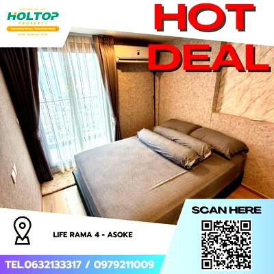 Condos for rent : #Z2389💥140968🔥 Condo for rent: Life Rama 4 - Asoke