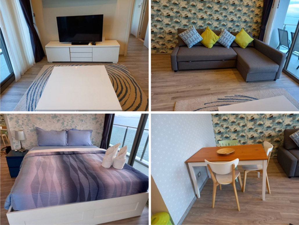picture Call : 093-356-9415 Baan Plai Haad Pattaya @Wong Amat Beach 55 and 67 sq.m High floor Sea View, Fully furnished - 7/14