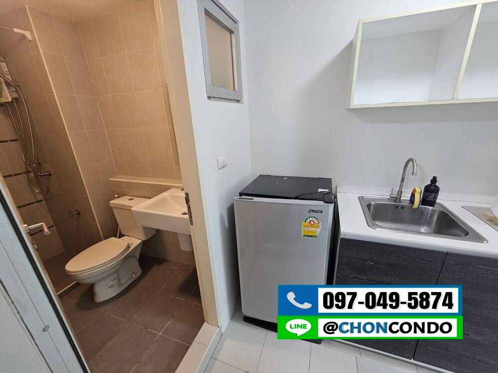 รูป DCondo ดีคอนโด ชั้น1 ตึกD  ------------วิวสระ------------Tel 097-049-5874 (Line: @choncondo มี@ด้วย) - รูปที่ 16/19