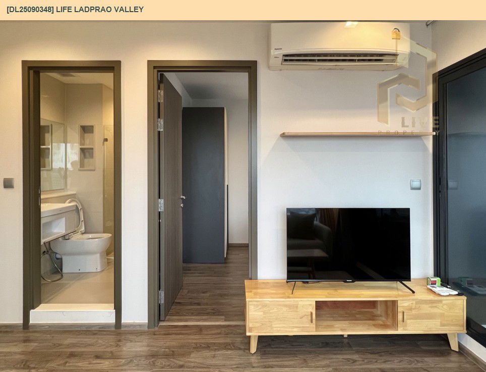 picture DL25090348 Condo for rent, Life Ladprao Valley near BTS Ha Yaek Lat Phrao, ready to move in, call urgently 0800343450 LineID @655ebbvc - 8/9