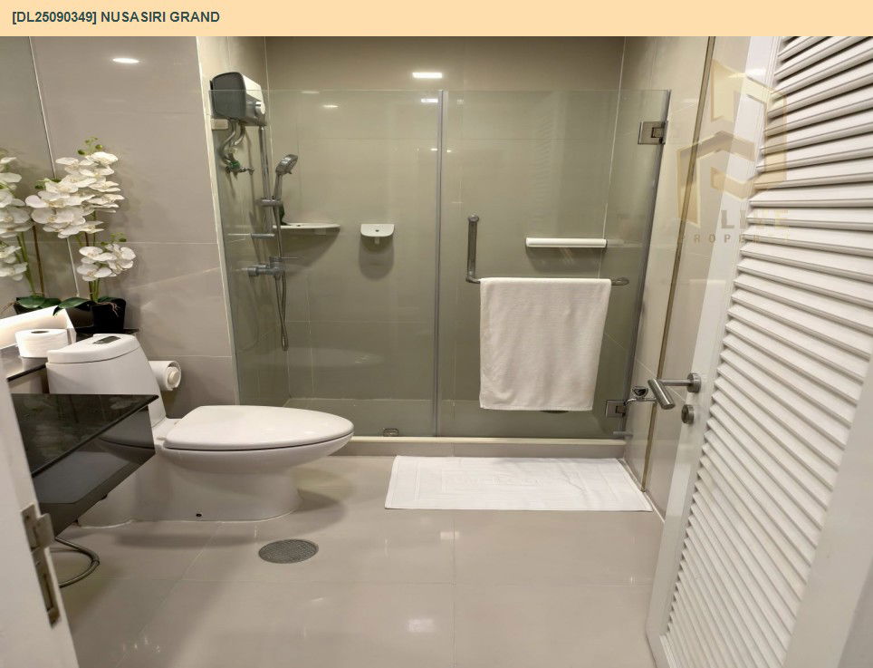 picture DL25090349 Condo for rent, Nusasiri Grand near BTS Ekkamai, ready to move in, call urgently 0800343450 LineID @655ebbvc - 12/12