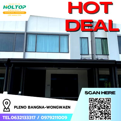 Townhouses for rent Ramkhamhaeng University 2 : #R6388  🎉 150968 House for rent  Pleno Bangna-Wongwaen