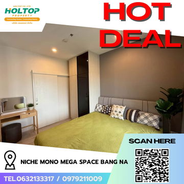 #R6350  🎉 150968 Condo for rent  Niche MONO Mega Space Bang Na