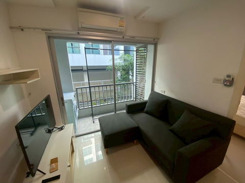 ✨ Washing machine included! Whizdom Punnawithi Station Condo, 1 bedroom, 35 sq m, 3rd floor, only 12,000 baht 🏡💖