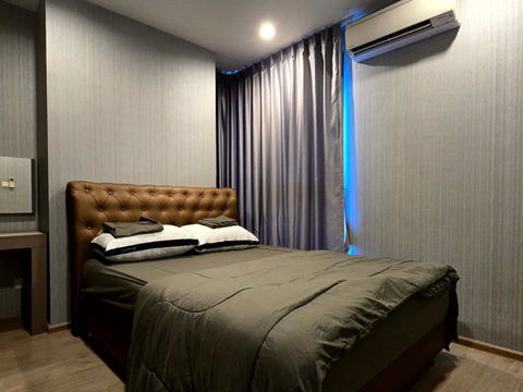 Ideo Q Chula Samyan【𝐑𝐄𝐍𝐓】🔥 Ultra-luxurious, modern style, ultra-luxurious, spacious 2-bedroom unit, fully furnished🔥  Contact Line ID: @hacondo