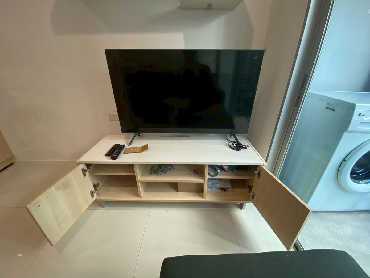 picture ✨ Washing machine included! Whizdom Punnawithi Station Condo, 1 bedroom, 35 sq m, 3rd floor, only 12,000 baht 🏡💖 - 9/11