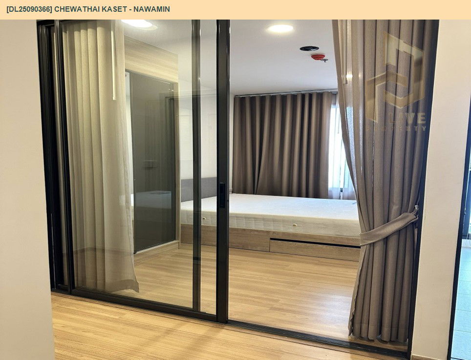 picture DL25090366 Condo for rent, Chewathai Kaset - Nawamin near -, ready to move in, call urgently 0656133286 LineID @897iyzll - 5/10