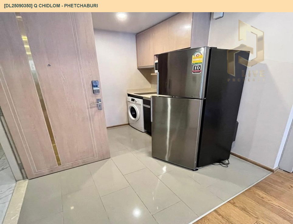 picture DL25090350 Condo for rent, Q Chidlom - Phetchaburi near BTS Chit Lom, ready to move in, call urgently 0656133286 LineID @897iyzll - 11/13