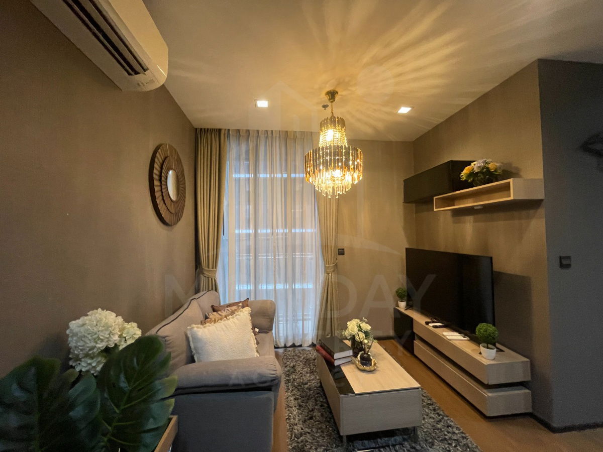 picture 📌 Urgently for rent : The Line Asoke - Ratchada beautiful room, fully furnished, ready to move in. MD-24290 - 3/5