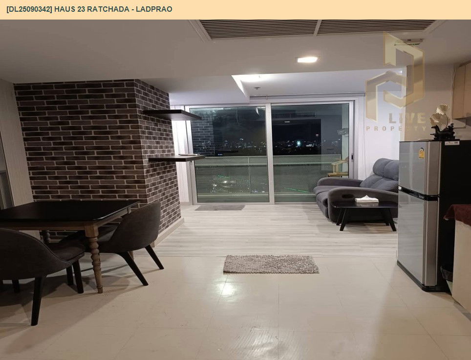 picture DL25090342 Condo for rent, Haus 23 Ratchada - Ladprao near MRT ลาดพร้าว, ready to move in, call urgently 0653619502 LineID @534wlwof - 6/12