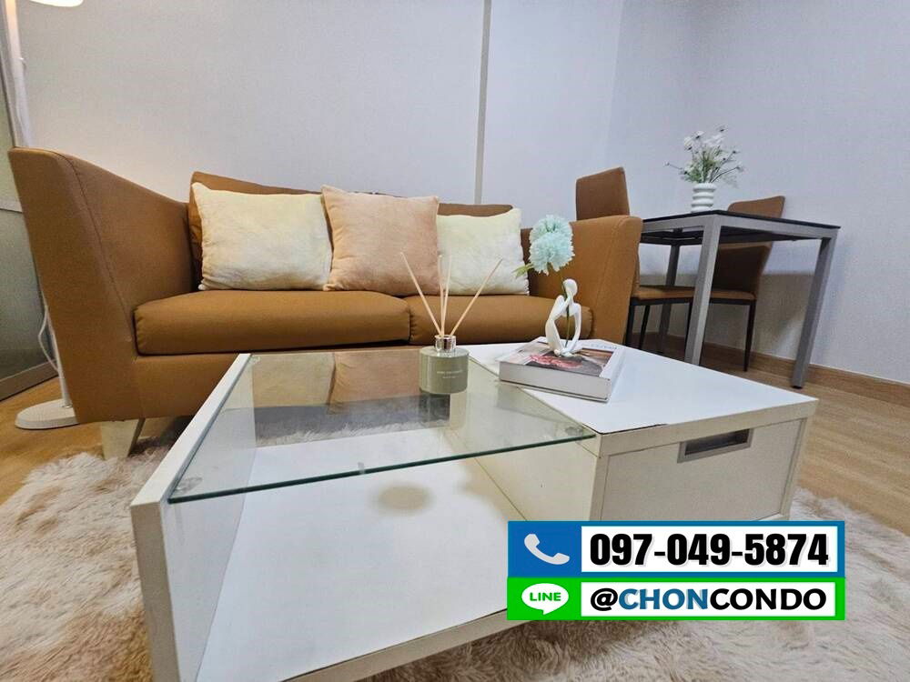 รูป DCondo ดีคอนโด ชั้น1 ตึกD  ------------วิวสระ------------Tel 097-049-5874 (Line: @choncondo มี@ด้วย) - รูปที่ 6/19