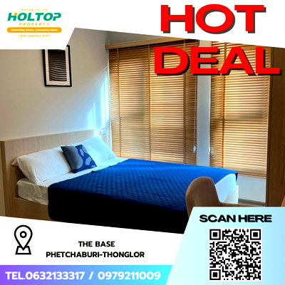 Condos for rent : #Z2410💥150968🔥 Condo for rent: THE BASE Phetchaburi-Thonglor