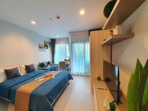 For Rent Condo LIFE ASOKE - RAMA 9 Building ฺB, Floor 33,Studio, Room size 26.00 sqm