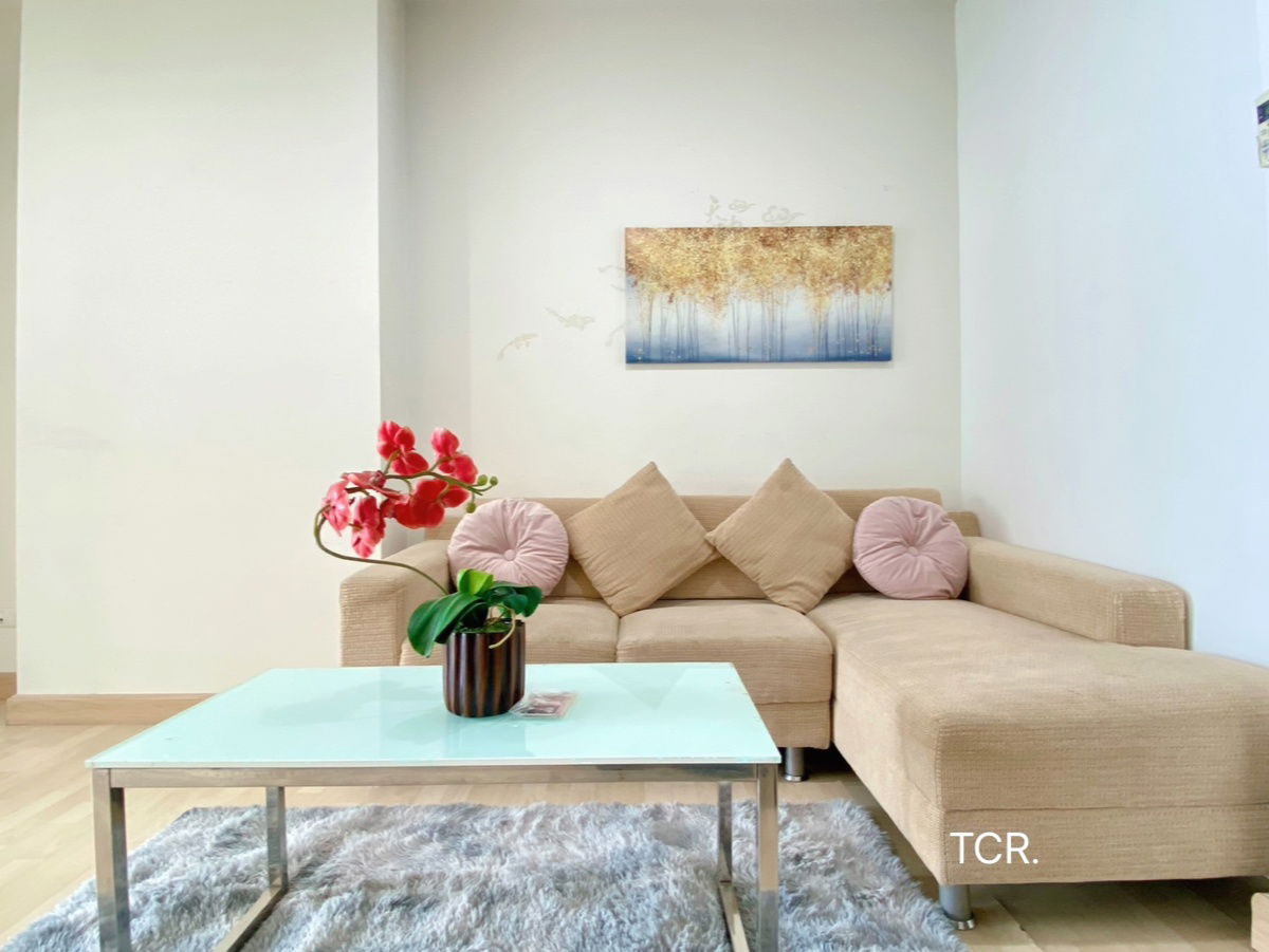 รูป ห้องสวย✨ให้เช่า " 𝐑𝐡𝐲𝐭𝐡𝐦 𝐑𝐚𝐭𝐜𝐡𝐚𝐝𝐚 " 1 ห้องนอน 46 ตร.ม. ติด MRT-รัชดาภิเษก [251217] - รูปที่ 1/17
