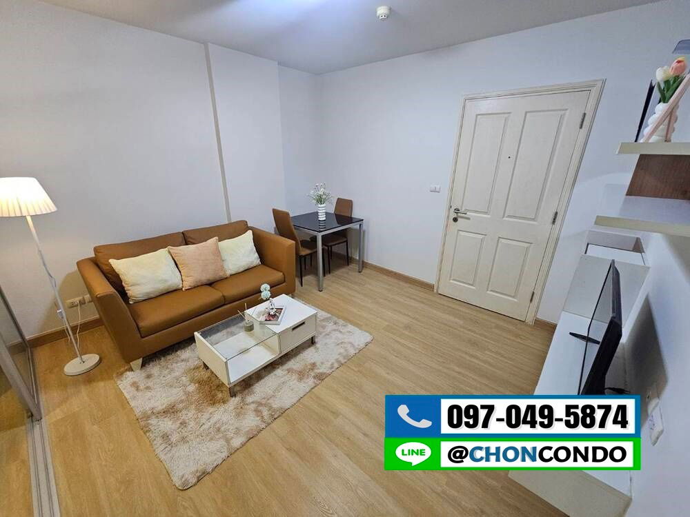 รูป DCondo ดีคอนโด ชั้น1 ตึกD  ------------วิวสระ------------Tel 097-049-5874 (Line: @choncondo มี@ด้วย) - รูปที่ 3/19