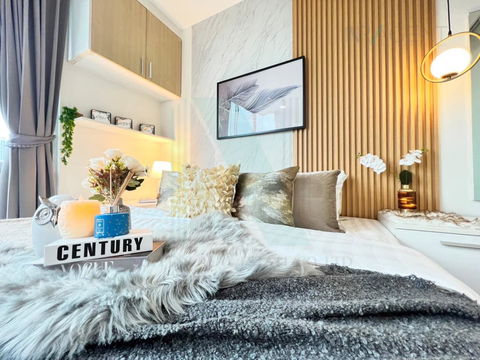 🎉 For Rent Condo THE IRIS RAMA 9 - SRINAKARIN Building H, Floor 7,1 bed room, Room size 33.00 sqm
