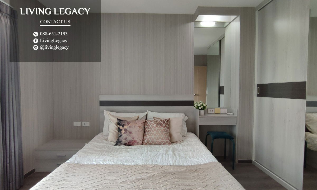 picture SJUONR Condo For Rent Rich Park @ Triple Station 35 Sq.M. Floor 19 line id : @livinglegacy - 10/13