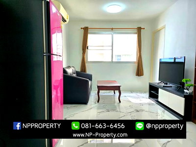 เช่าคอนโด รพ.มะเร็ง ชลบุรี  : ให้เช่าคอนโดลุมพินีชลบุรีห้องใหญ่ 42 ตารางเมตร