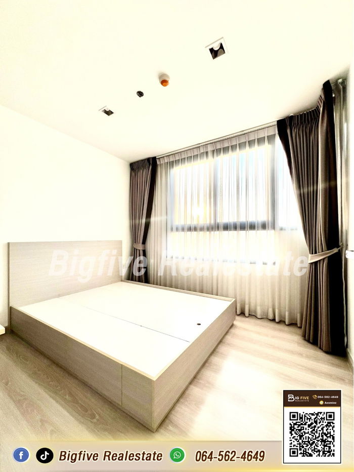 picture A68-070 Condo for rent at Skyline Rattanathibet, 9th floor, near MRT Yaek Nonthaburi 1 Station✨ - 3/8