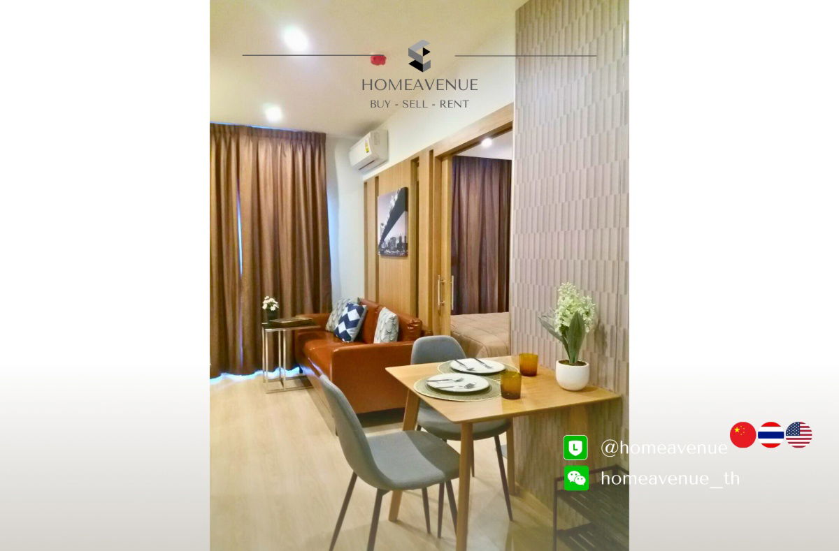 รูป 💡หาห้องเช่า ต้องที่ HomeAvenue | Noble Revolve Ratchada ✨ 1Bed ‼️ราคาถูกมาก🚇 ใกล้MRT ศูนย์วัฒนธรรม💥 พร้อมเข้าอยู่ 📲 Line: @homeavenue ⭐HA-3743 - รูปที่ 2/6
