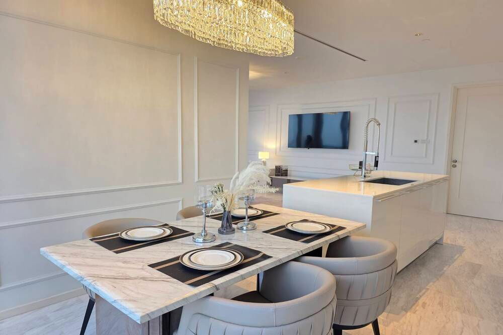 รูป เช่า !! ชั้นสูง 31++, วิวแม่น้ำ, หรูหรา!!🔥 Code C20250200063...Four Seasons Private Residences, 2 นอน, 3 น้ำ, แต่งครบ, สไตล์โมเดิร์น, พร้อมเข้าอยู่  - รูปที่ 5/12