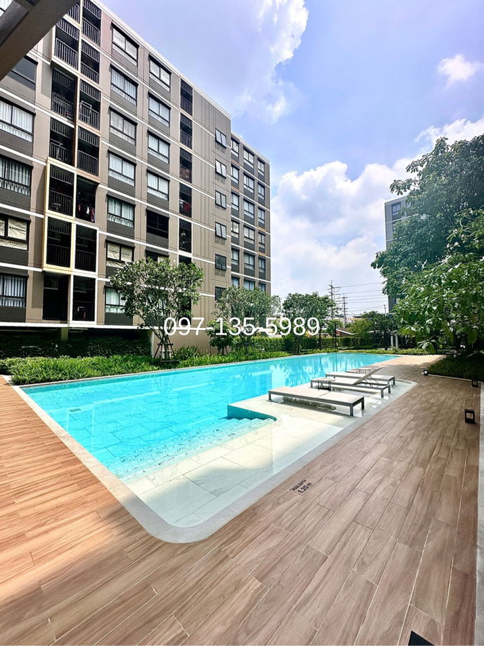 รูป ปล่อยเช่าคอนโดใหม่แกะกล่อง D Condo Air ลาดกระบัง อาคาร A ชั้น 6  - รูปที่ 19/28