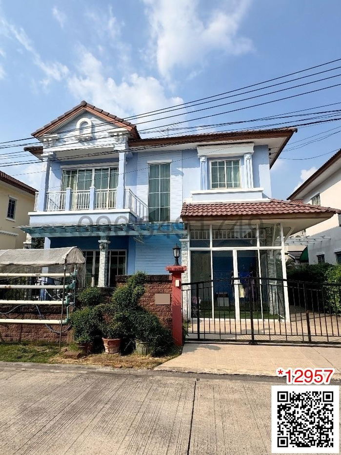 picture For sale: 2-storey detached house with 3 bedrooms, Thanasiri Village, Pinklao-Ratchapruek - 1/9