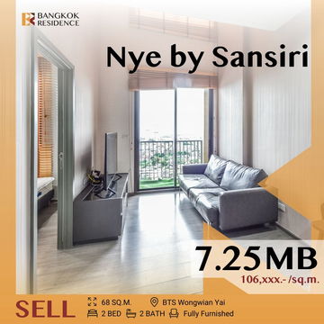 💖 Duplex 2 bed 💖 Nye by Sansiri near BTS Wongwian Yai