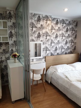 P-41360 Condo for rent Lumpini Place Srinakarin - Huamak Station fully furnished (Confirm again when visit). 