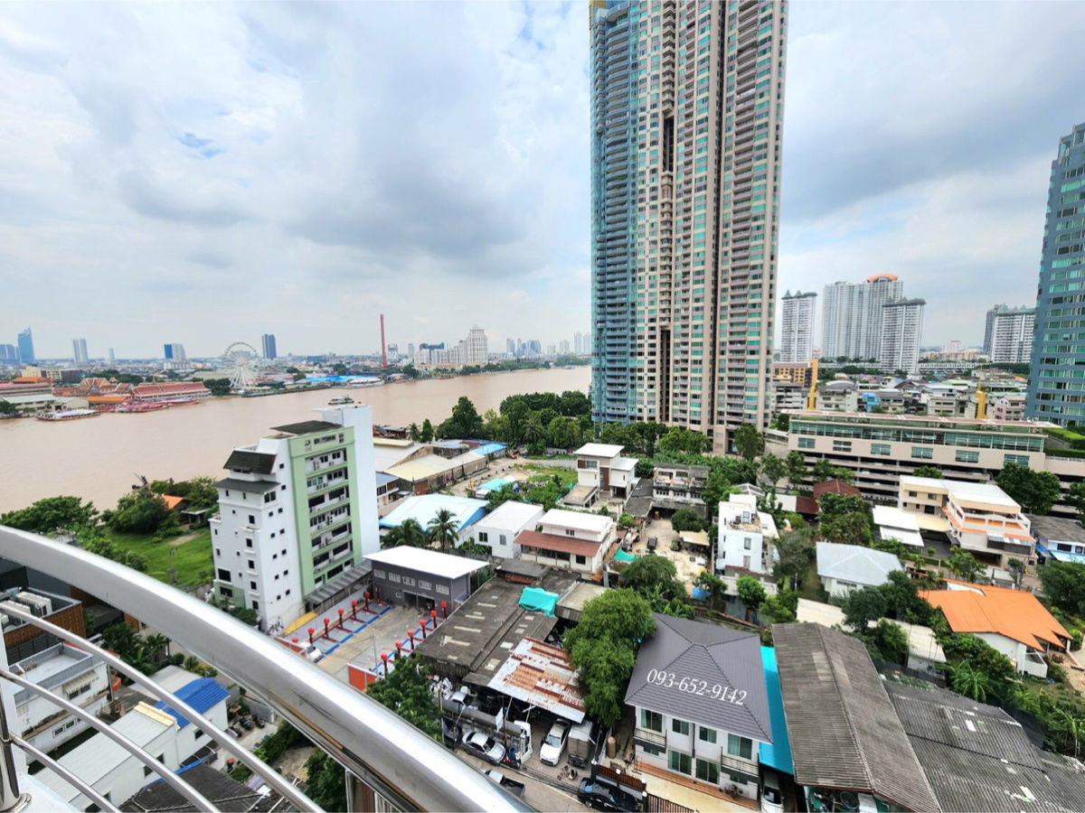 รูป 🍁🍁🍁ให้เช่าคอนโด Supalai River Place เจริญนคร (( 35 ตรม / 9999 ต่อเดือน / วิวโค้งแม่น้ำ / ถูกสุดในโครงการ ) ห่างไอคอนสยาม 5 นาที - รูปที่ 2/12