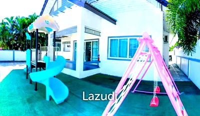 บ้านเดี่ยว สัตหีบ ชลบุรี : บ้านเดี่ยวทันสมัยพร้อมสระว่ายน้ำและสนามเด็กเล่นในบางเสร่ สัตหีบ