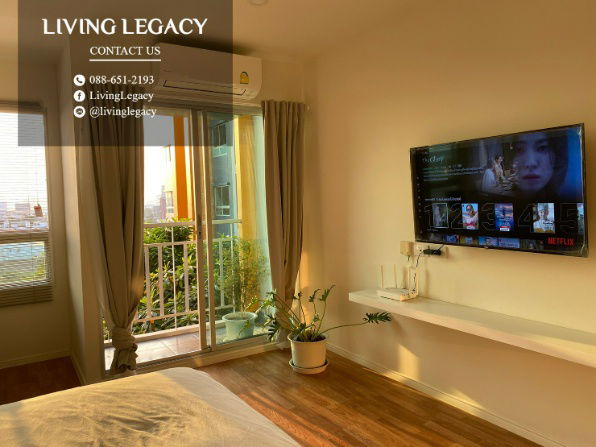 รูป LU6T8OB9 ให้เช่าคอนโด Lumpini Ville Phatthanakan - New Phetchaburi 29 ตร.ม. ชั้น 9 line id : @livinglegacy - รูปที่ 14/20