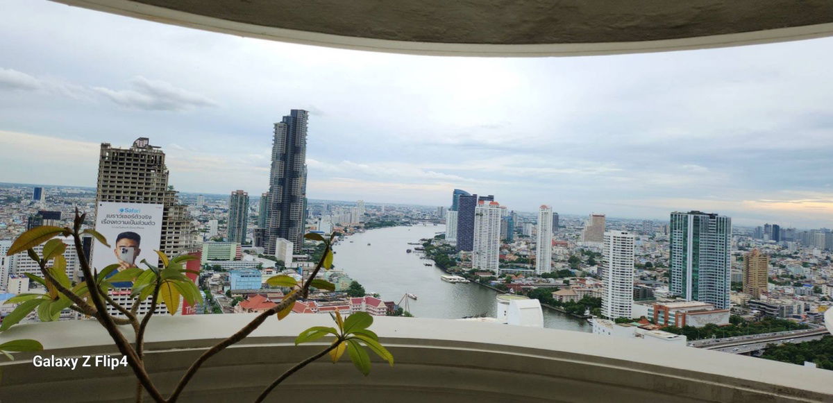 picture State Tower for rent, beautiful, high floor, ready to move in, river view, near BTS Saphan Taksin. Interested, add Line @841qqlnr - 14/16