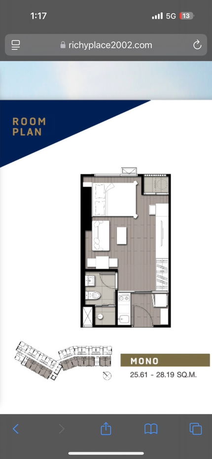 picture For rent at The Rich Rama 9 - Srinakarin / Line ID : @bestprice (with @ too) - 7/7