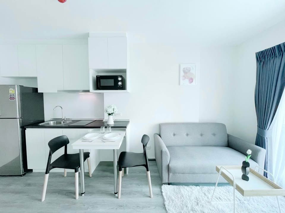 picture Rich Park @ Tripple Station - 1 Bed/ 1 Bath, 33 Floor MRT Hua Mak - 1/8