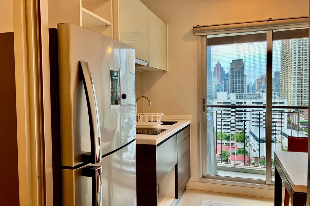 picture 🔥 For Rent !! high floor 15++, 🔥 Code C20221200227..........Centric Sathorn - St. Louis, 1 bedroom, 1 bathroom, furnished, ready to move in 📣📣 - 4/8