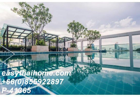 รูป P-41365 ให้เช่าคอนโด ที.ซี. กรีน TC Green Condominium Rama IX Rd, Huai Khwang, Bangkok พร้อมอยู่ ราคาถูก Line Id @easythaihome 085-592-2897 - รูปที่ 6/13