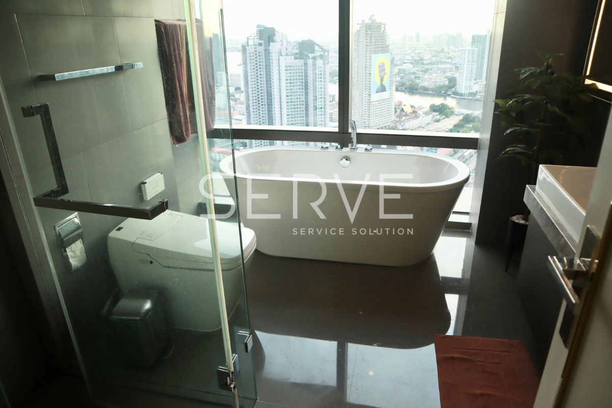 picture Duplex Luxury Style 1 Bed 2 Baths 120.52 sq.m. High Fl. 40+ Good Location Next to BTS Surasak 50 m. at The Bangkok Sathorn Condo / For Rent - 10/11