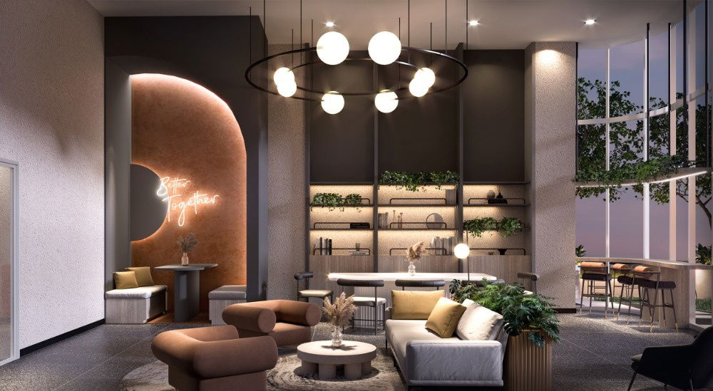 picture Condo for sale: Supalai Loft Phasi Charoen Station, large room, total usable area 98 sq m, fully furnished, interior design completed - 19/20