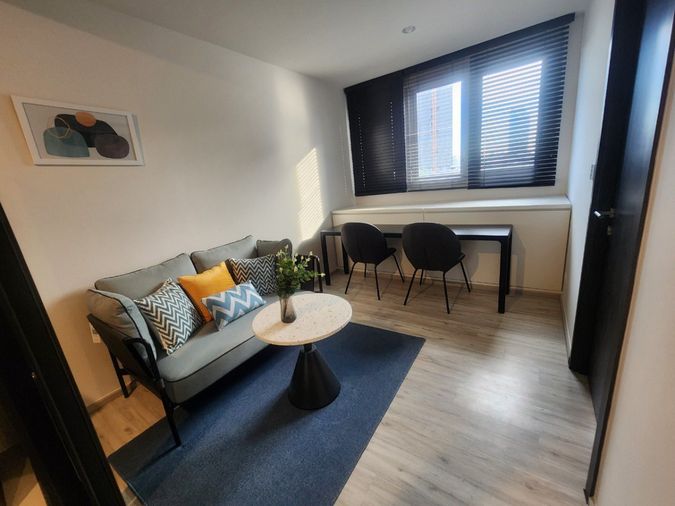 ให้เช่าคอนโด XT Huaikhwang เอ็กซ์ที ห้วยขวาง คอนโดพร้อมอยู่ ใกล้ MRT ห้วยขวาง 35 ตรม. ตึก A