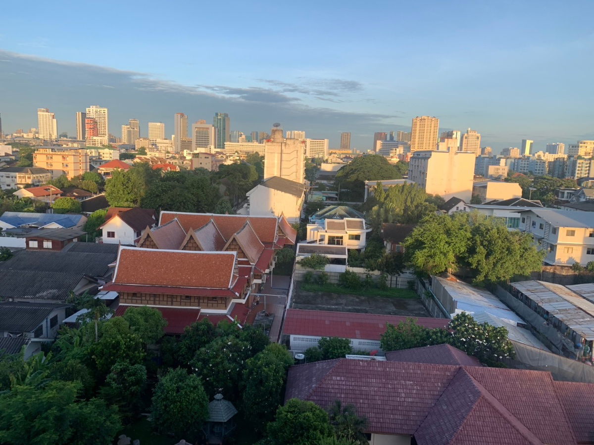 รูป ให้เช่าคอนโดพีทรัชดา พิกัด ซอย รัชดาภิเษก 32  ห้องขนาด 36.65 ตรม (ห้องมุม) เดือนละ 6,700 บาท (รวมค่าส่วนกลาง) - รูปที่ 13/15