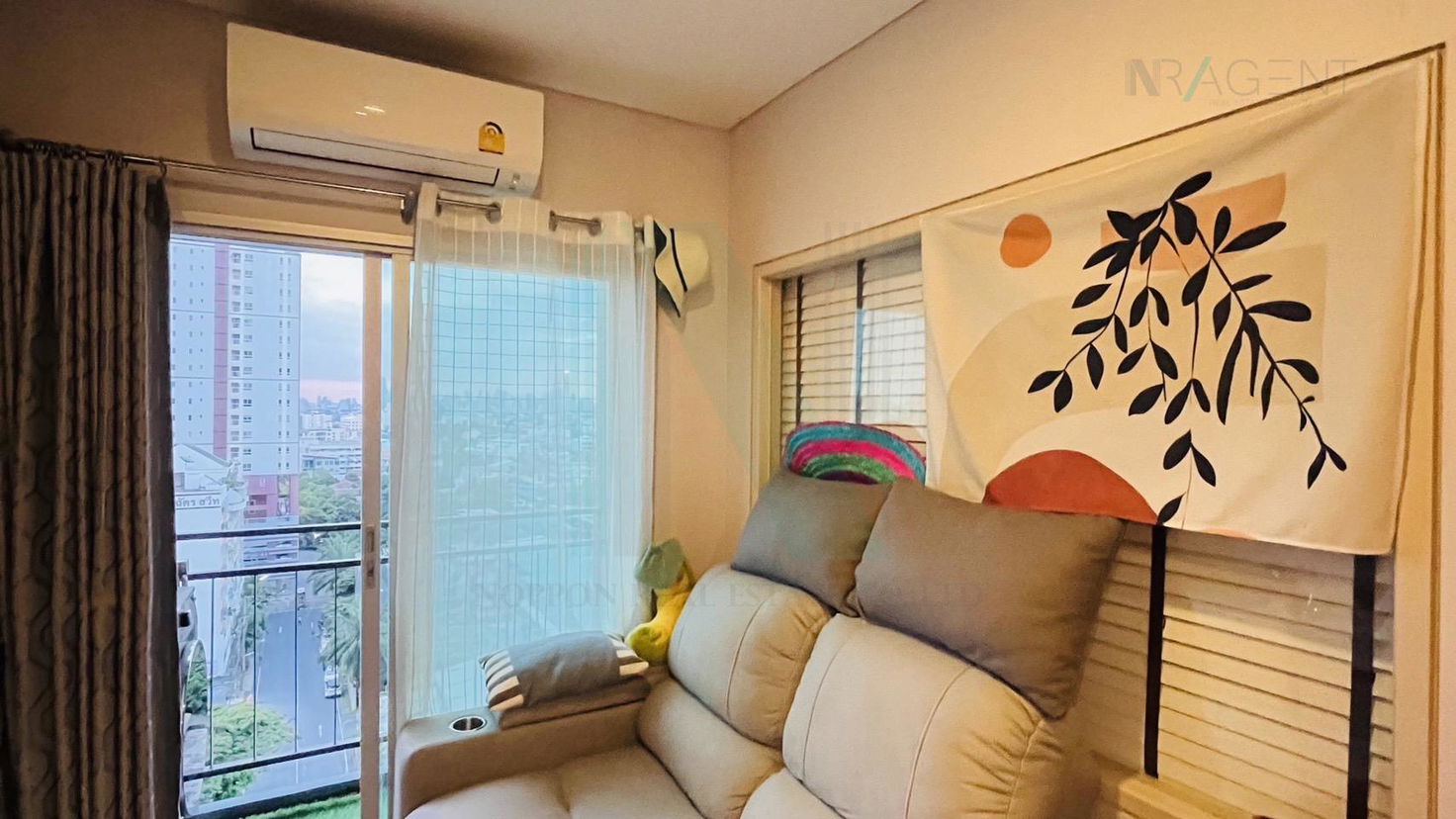 picture 🚩 For Rent Condo LUMPINI PARK VIBHAVADI - CHATUCHAK Building 1, Floor 12,1 bed room, Room size 28.00 sqm - 2/8