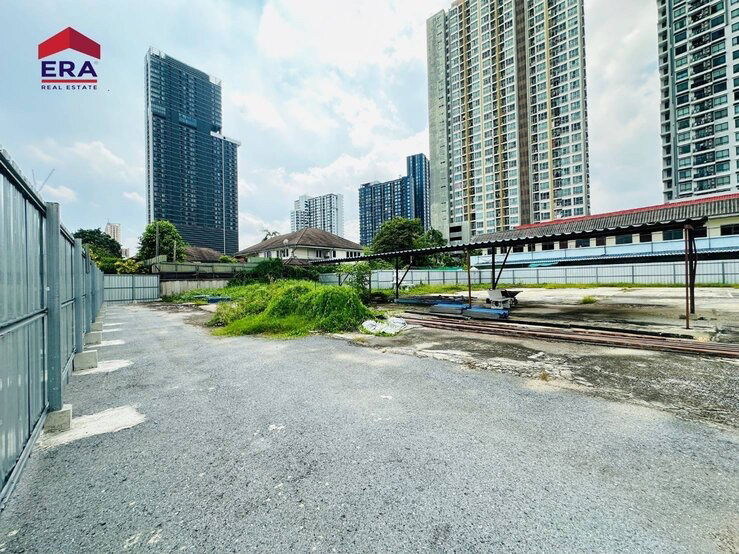 รูป ขายที่ดิน พื้นที่ 603 ตร.ว.  ทำเลศักยภาพ ถนนอ่อนนุช ซอยขวัญจันทร์ 2  แขวงบางจาก เขตพระโขนง กทม. - รูปที่ 2/13