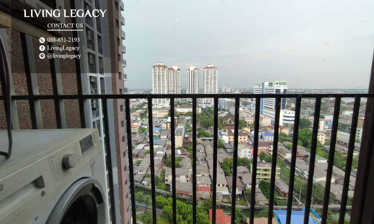 picture SJUONR Condo For Rent Rich Park @ Triple Station 35 Sq.M. Floor 19 line id : @livinglegacy - 8/13