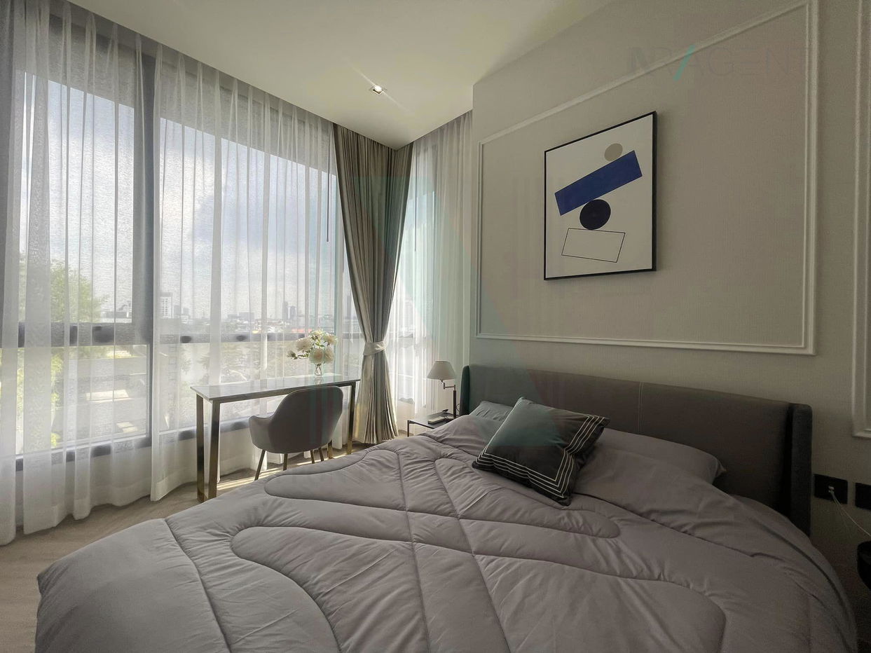 รูป 🎉Special room!🎉 ให้เช่าคอนโด แชปเตอร์ เจริญนคร-ริเวอร์ไซด์ อาคาร B ชั้น 5 2 ห้องนอน ขนาด 40.00 ตรม ใกล้ BTS กรุงธนบุรี - รูปที่ 3/8